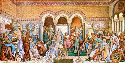 The Singers Contest at the Wartburg Castle by Moritz Ludwig von Schwind